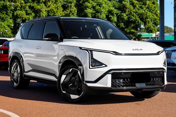 2025 Kia EV5 GT-Line OVc MY25 AWD Snow White Pearl with Starry Night Black Roof