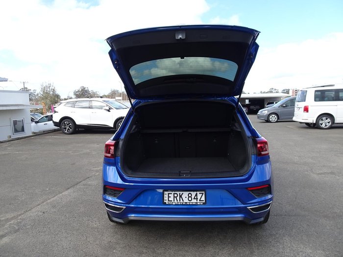 2021 Volkswagen T-Roc 140TSI Sport A11 MY22 Four Wheel Drive Ravenna Blue