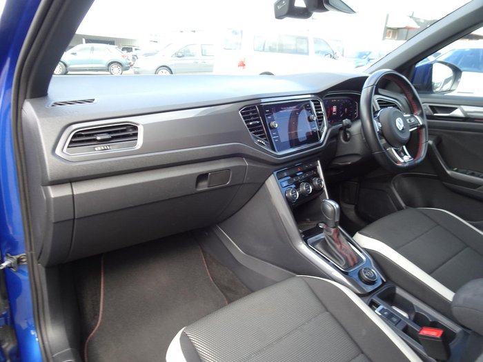 2021 Volkswagen T-Roc 140TSI Sport A11 MY22 Four Wheel Drive Ravenna Blue