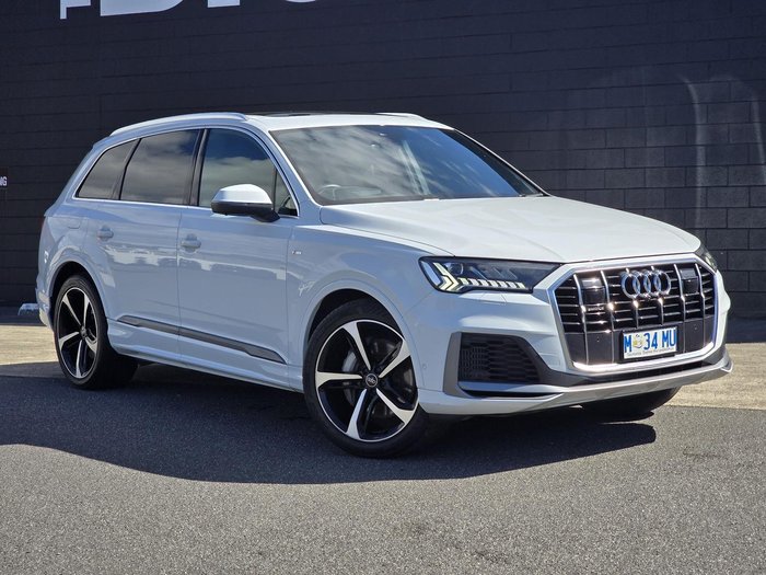2023 Audi Q7 55 TFSI S line 4M MY23 Four Wheel Drive White