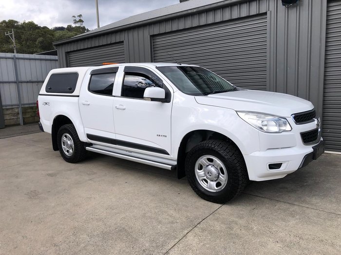 2013 Holden Colorado LX RG MY13 4X4 Dual Range Summit White