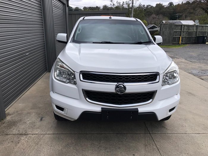 2013 Holden Colorado LX RG MY13 4X4 Dual Range Summit White