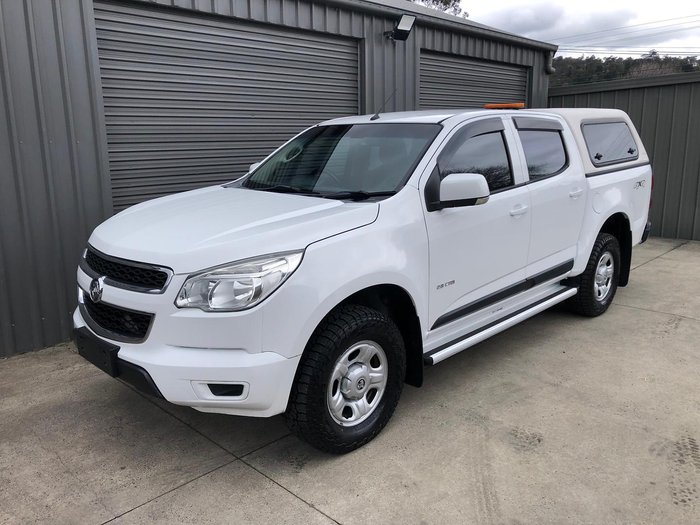 2013 Holden Colorado LX RG MY13 4X4 Dual Range Summit White
