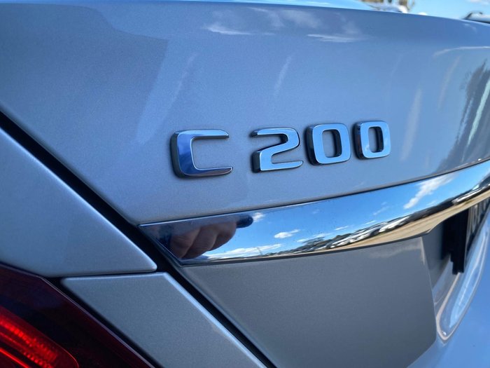 2017 Mercedes-Benz C-Class C200 W205 Iridium Silver
