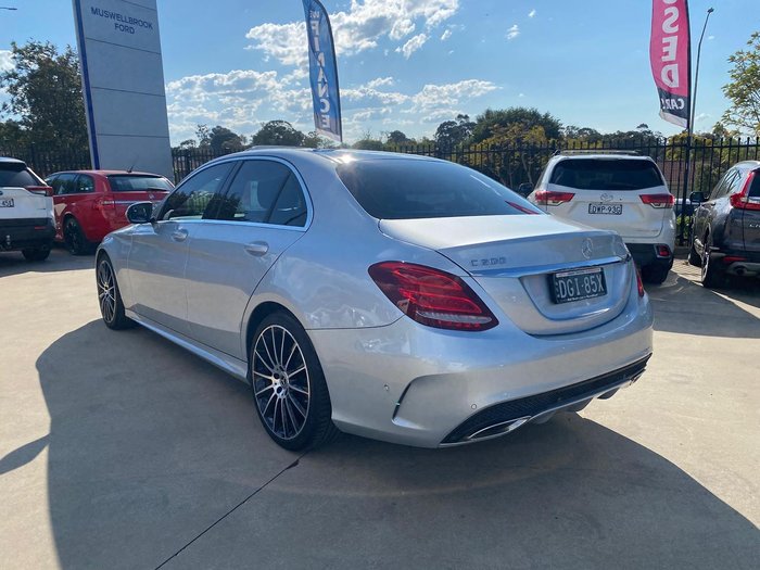 2017 Mercedes-Benz C-Class C200 W205 Iridium Silver