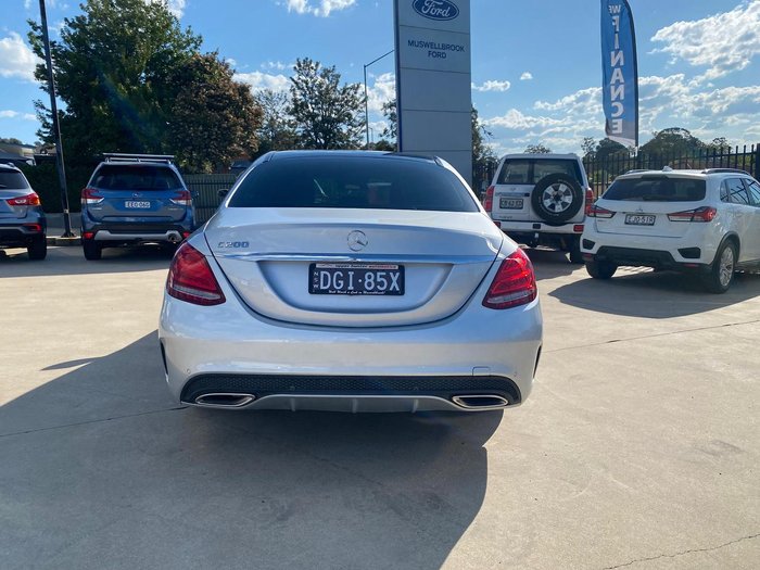 2017 Mercedes-Benz C-Class C200 W205 Iridium Silver