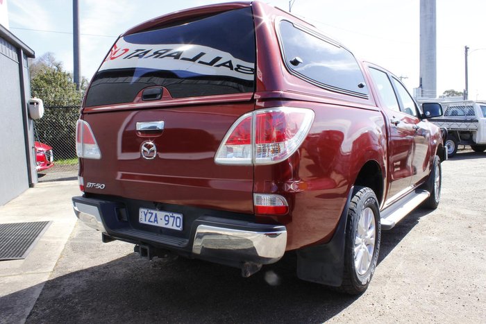 2012 Mazda BT-50 XTR Hi-Rider UP 4x2 Copper Red