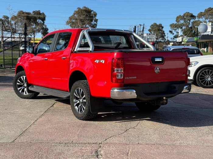 2017 Holden Colorado LTZ RG MY17 4X4 Dual Range Absolute Red