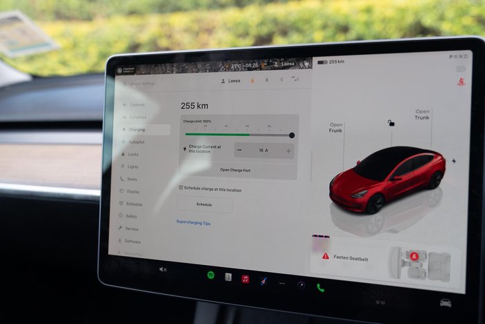 2022 Tesla Model 3 Rear-Wheel Drive Red