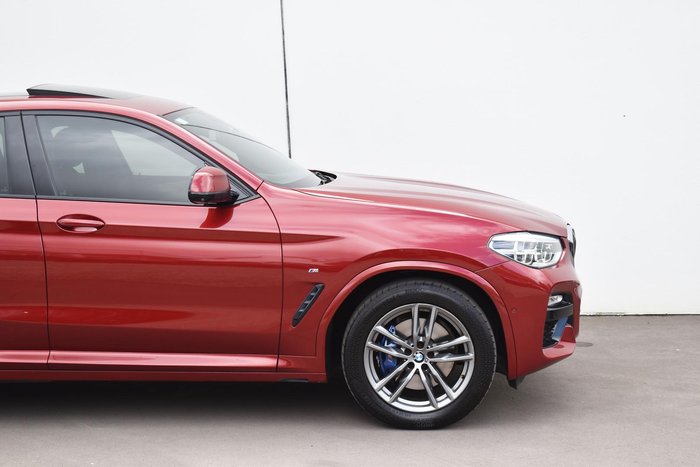 2018 BMW X4 xDrive30i M Sport G02 4X4 Constant Flamenco Red Brilliant Effect