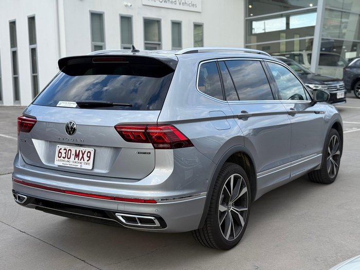 2024 Volkswagen Tiguan 162TSI R-Line Allspace 5N MY24 Four Wheel Drive Pyrite Silver