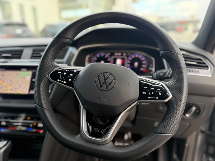 2024 Volkswagen Tiguan 162TSI R-Line Allspace 5N MY24 Four Wheel Drive Pyrite Silver