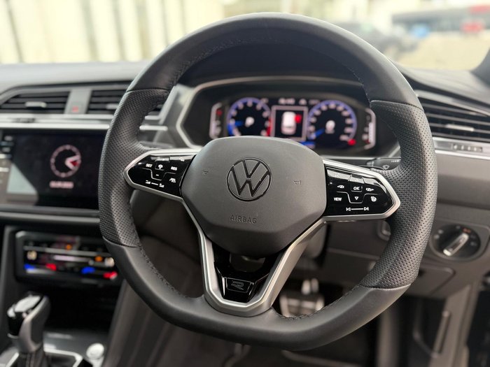 2024 Volkswagen Tiguan 162TSI R-Line Allspace 5N MY24 Four Wheel Drive Deep Black