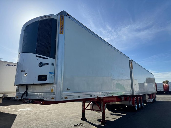 2017 Maxitrans St3 34 Pallet -30 Reefer B Double Double Stacker, Rear Evap
