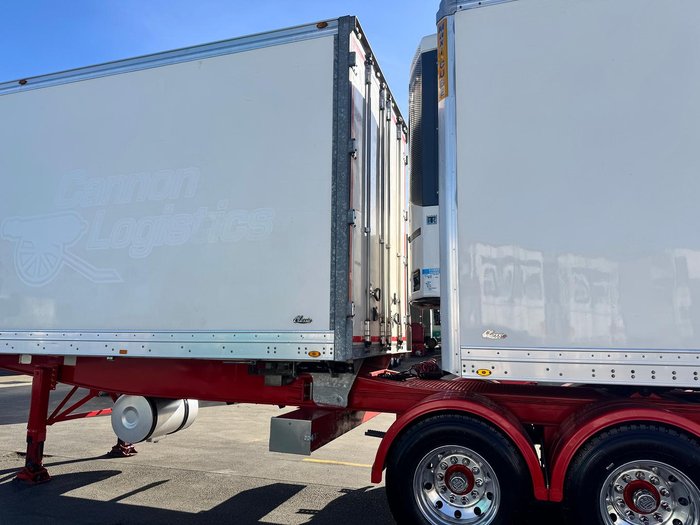 2017 Maxitrans St3 34 Pallet -30 Reefer B Double Double Stacker, Rear Evap