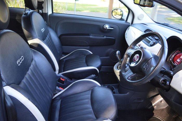 2014 Fiat 500 Lounge Series 3 Gelato White