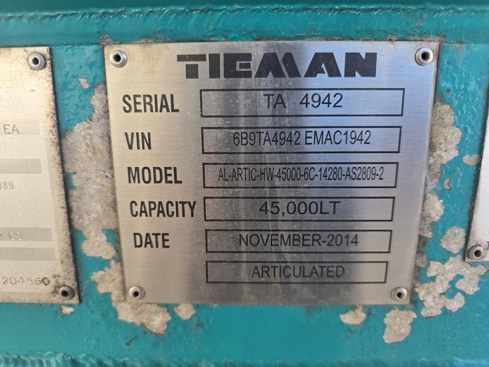 2014 Tieman 6 Compartment