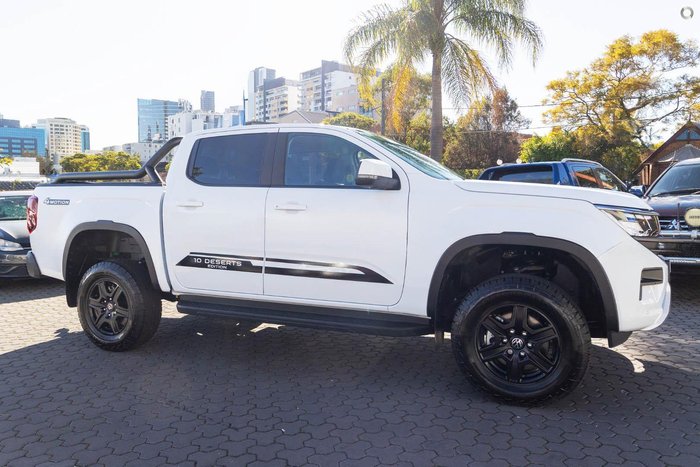 2025 Volkswagen Amarok TDI500 10 Deserts Edition NF MY25 4X4 Dual Range Clear White