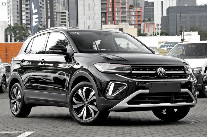 2025 Volkswagen T-Cross 85TSI Style D31 MY25 Deep Black