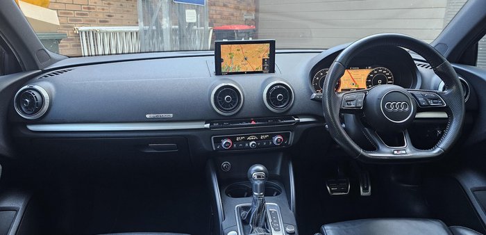 2017 Audi A3 S line 8V MY17 Four Wheel Drive Brilliant Black
