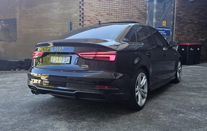 2017 Audi A3 S line 8V MY17 Four Wheel Drive Brilliant Black