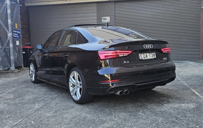 2017 Audi A3 S line 8V MY17 Four Wheel Drive Brilliant Black