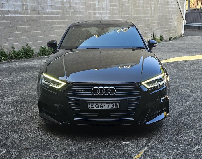 2017 Audi A3 S line 8V MY17 Four Wheel Drive Brilliant Black