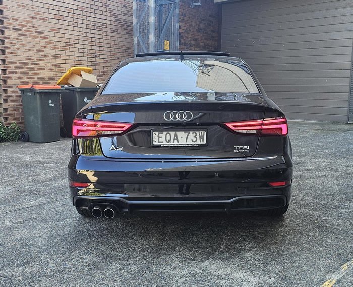 2017 Audi A3 S line 8V MY17 Four Wheel Drive Brilliant Black