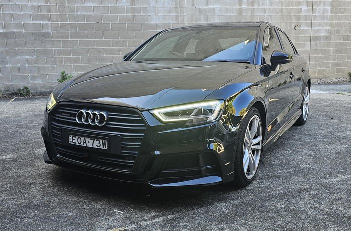 2017 Audi A3 S line 8V MY17 Four Wheel Drive Brilliant Black
