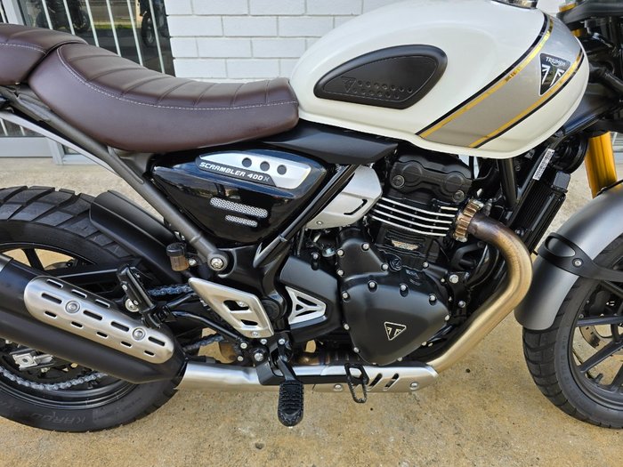 2024 Triumph SCRAMBLER 400 X White