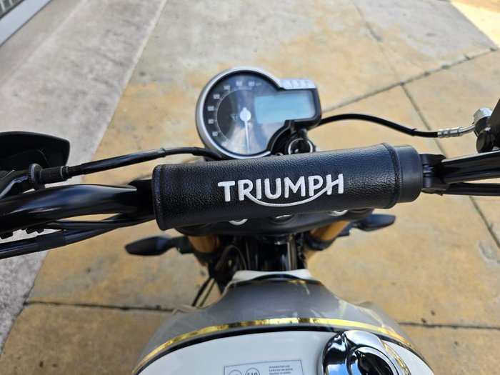 2024 Triumph SCRAMBLER 400 X White