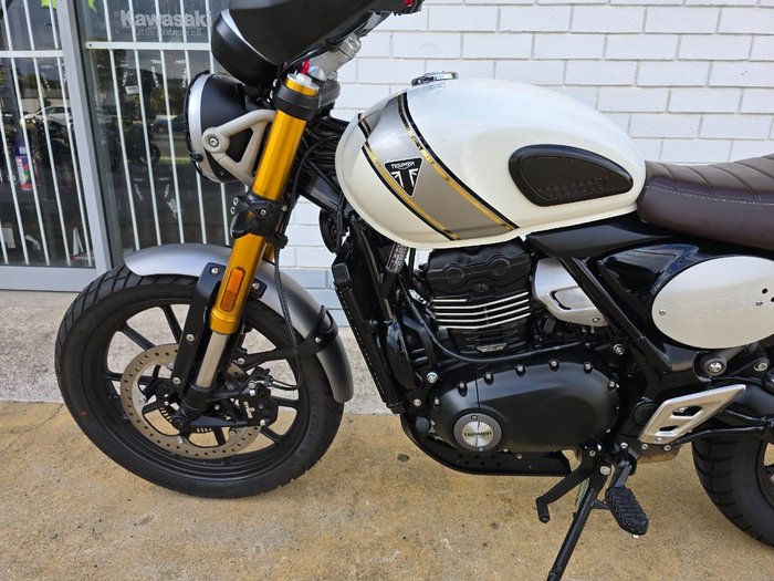 2024 Triumph SCRAMBLER 400 X White