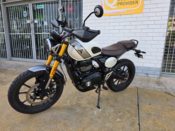 2024 Triumph SCRAMBLER 400 X White