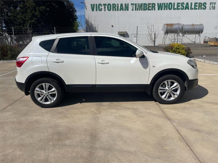 2013 Nissan Dualis ST J10 Series 4 MY13 Ivory Pearl