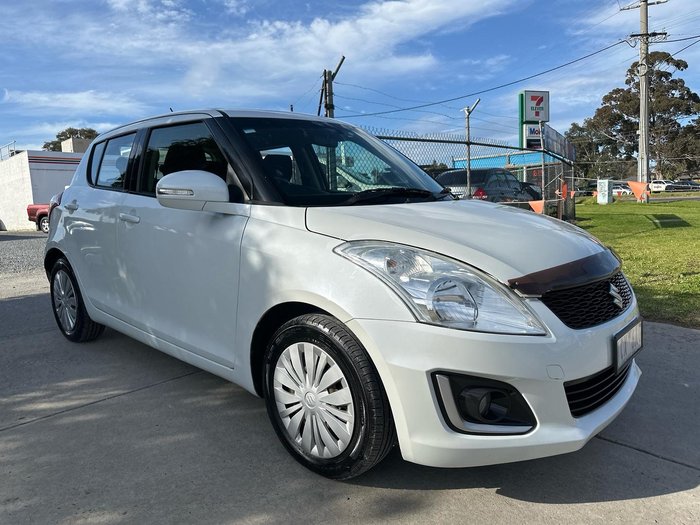 2014 Suzuki Swift GL FZ MY14 Snow White