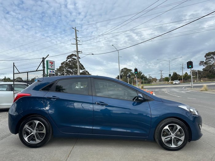2015 Hyundai i30 Active X GD3 Series II MY16 Dazzling Blue