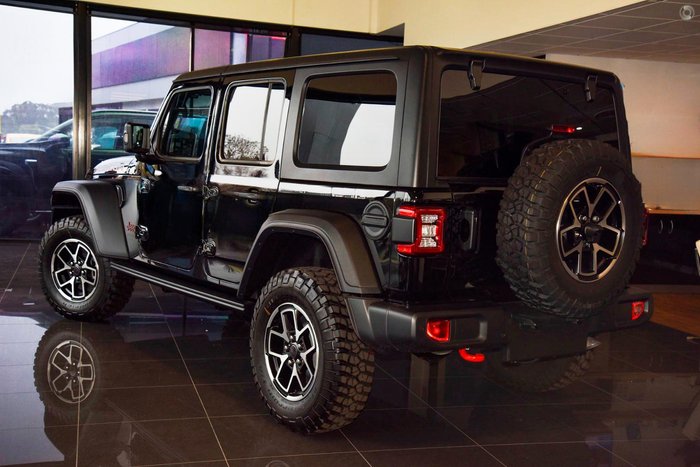 2025 Jeep Wrangler Unlimited Rubicon JL MY25 4X4 Dual Range Black
