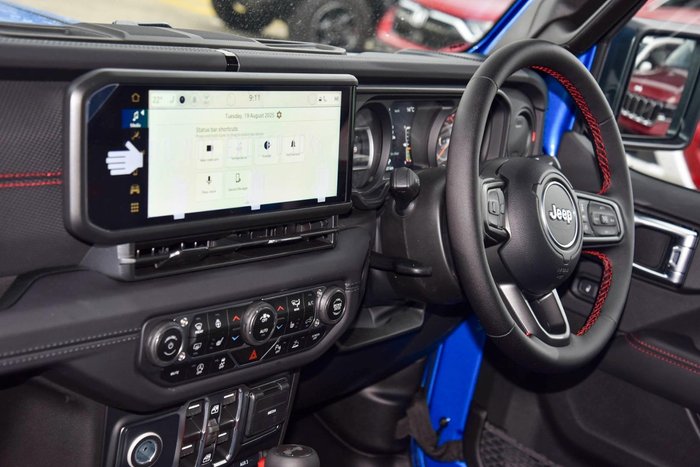 2025 Jeep Wrangler Unlimited Rubicon JL MY25 4X4 Dual Range Hydro Blue