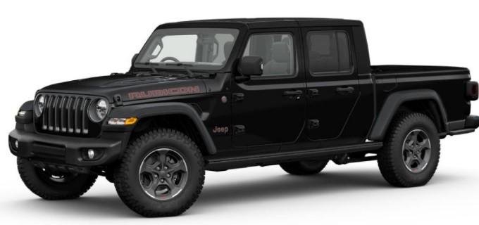 2025 Jeep Gladiator Rubicon JT MY25 4X4 On Demand Black