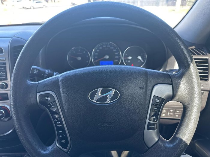 2012 Hyundai Santa Fe SLX CM MY12 4X4 On Demand Vanilla White