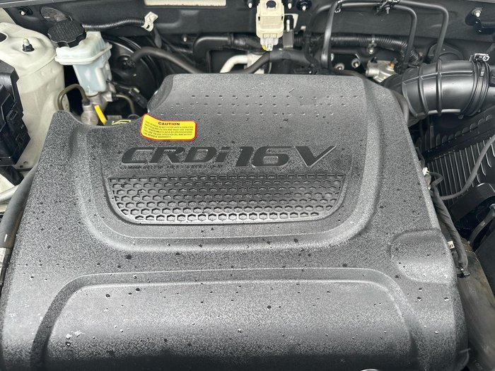 2012 Hyundai Santa Fe SLX CM MY12 4X4 On Demand Vanilla White