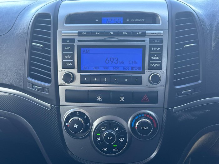 2012 Hyundai Santa Fe SLX CM MY12 4X4 On Demand Vanilla White