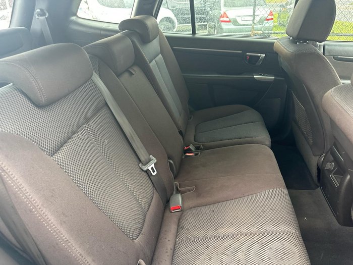 2012 Hyundai Santa Fe SLX CM MY12 4X4 On Demand Vanilla White