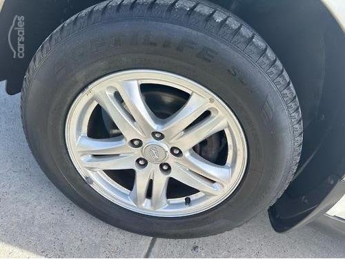 2012 Hyundai Santa Fe SLX CM MY12 4X4 On Demand Vanilla White