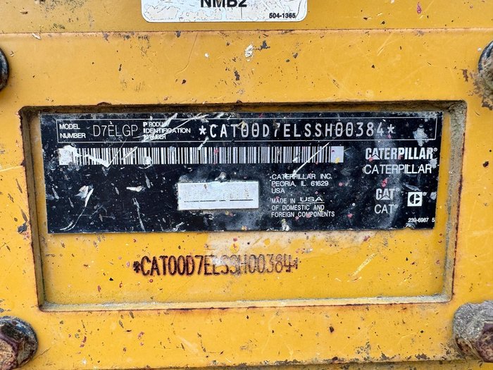 2016 Caterpillar D7e Lgp Dozer