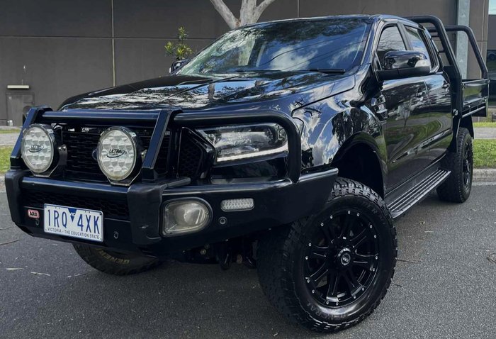 2020 Ford Ranger XLT PX MkIII MY21.25 4X4 Dual Range Shadow Black
