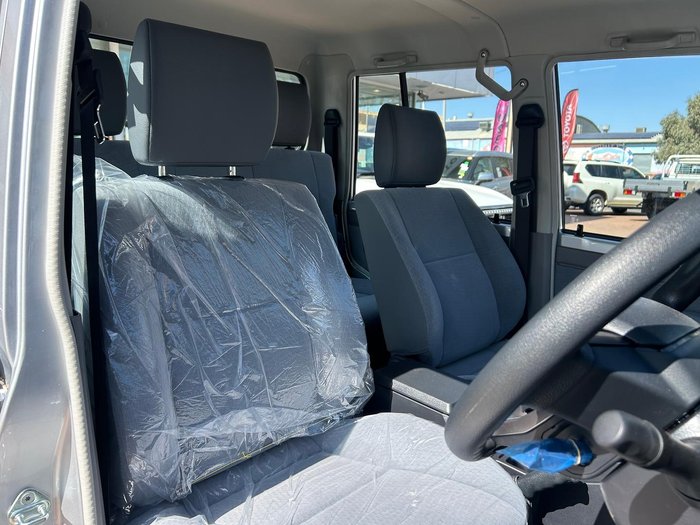 2025 Toyota Landcruiser GXL GDJL79R 4X4 Dual Range Silver Pearl