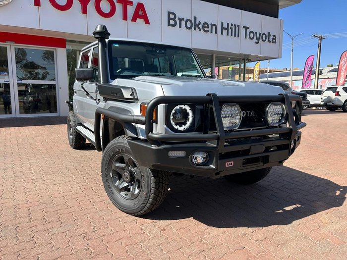 2025 Toyota Landcruiser GXL GDJL79R 4X4 Dual Range Silver Pearl