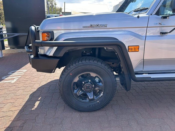2025 Toyota Landcruiser GXL GDJL79R 4X4 Dual Range Silver Pearl