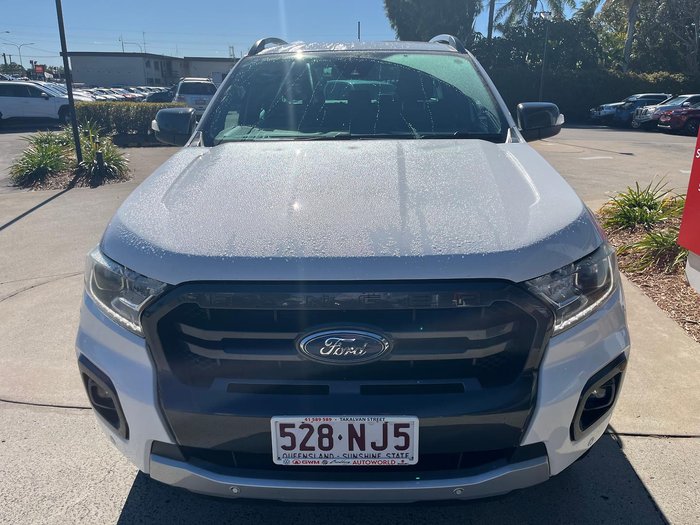 2022 Ford Ranger Wildtrak PX MkIII MY21.75 4X4 Dual Range Arctic White